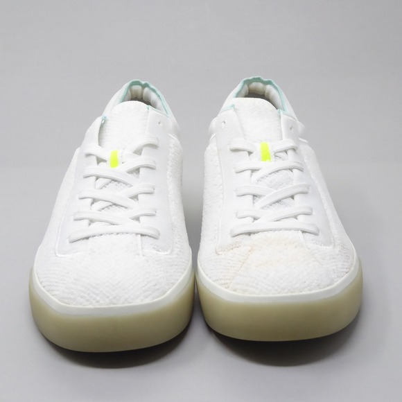 Rothys Lace Up Terry Cloth Sneaker White Textile Casual Shoes Womens Size 9 - Picture 2 of 9